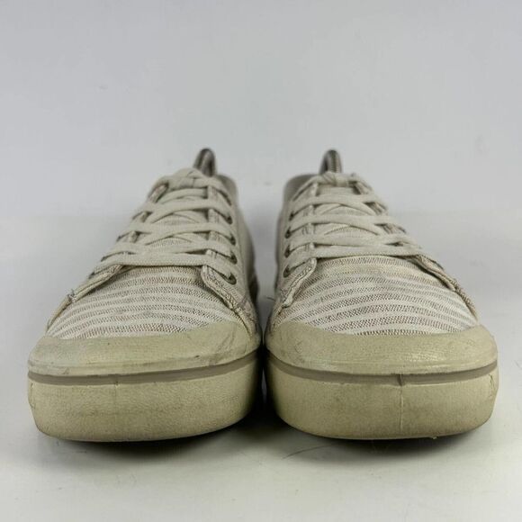 Keen Women's Elsa IV Sneakers US 10 Off White Striped Casual Lace-Up Shoes - Picture 2 of 8